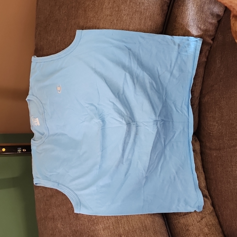 Blue Champion sleeveless shirt
